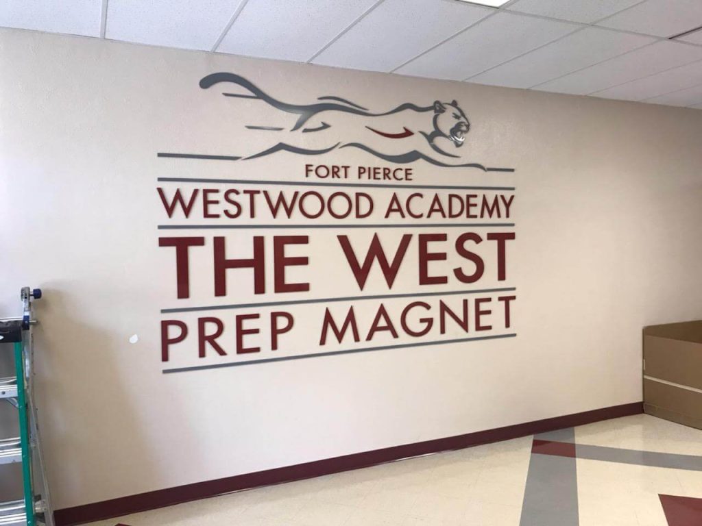 Fort Pierce lighted signs creating enhanced nighttime visibility and strong brand impact for local businesses by Design a Sign.